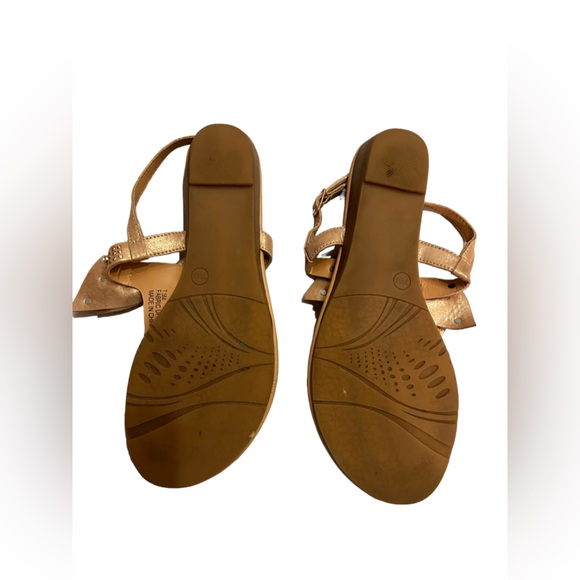 MOJO MOXY by Dolce women’s cute pink sparkly sandals with bow accent size 7.5 - Picture 7 of 7